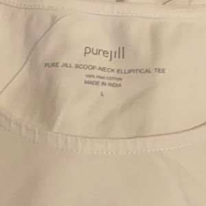 Pure Jill scoop neck tee shirt